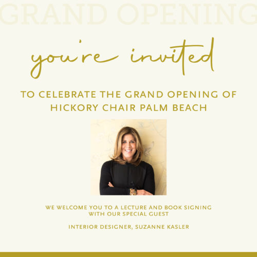 Grand Opening of Hickory Chair Palm Beach