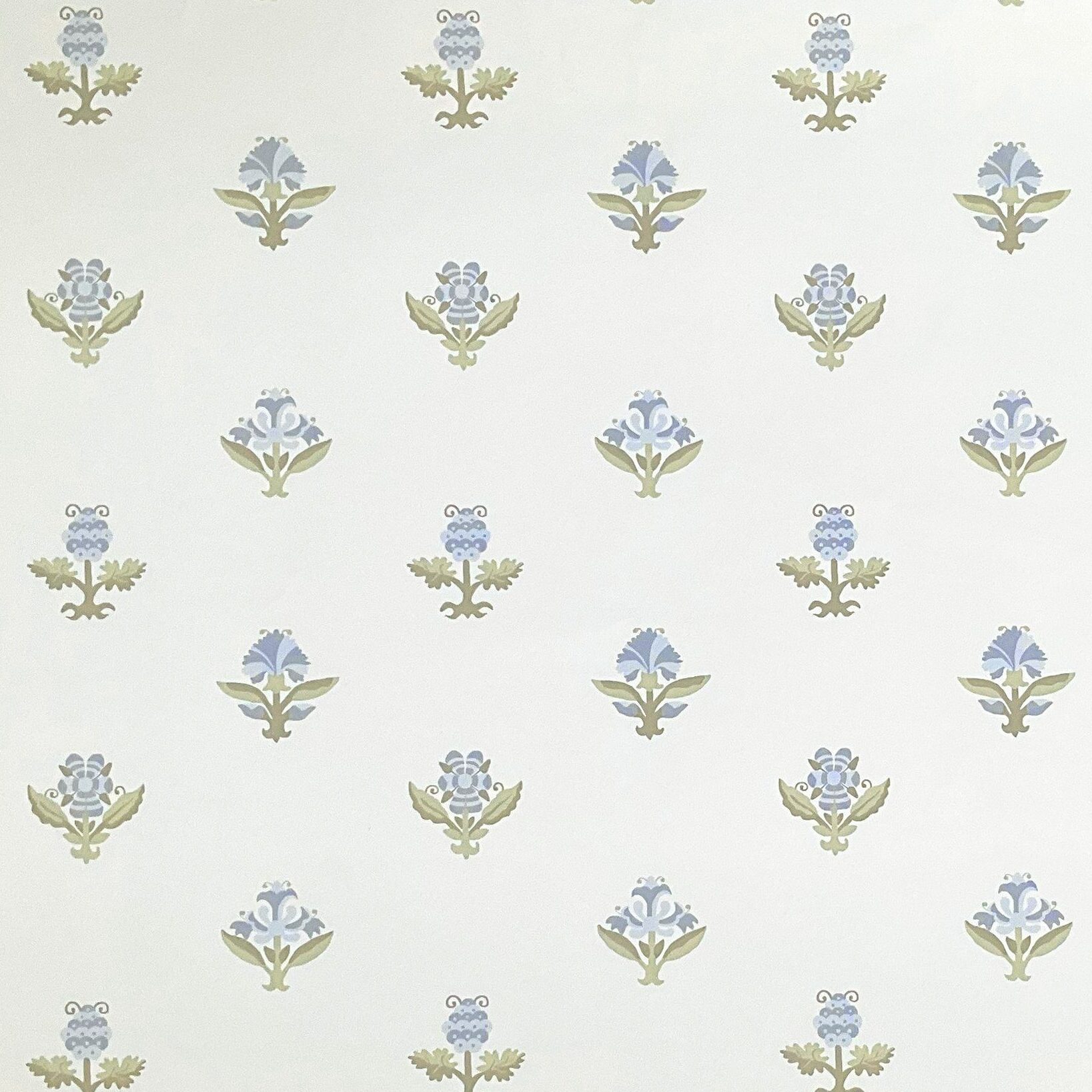 swatch of connie french blue wallpaper from Betsy Textiles