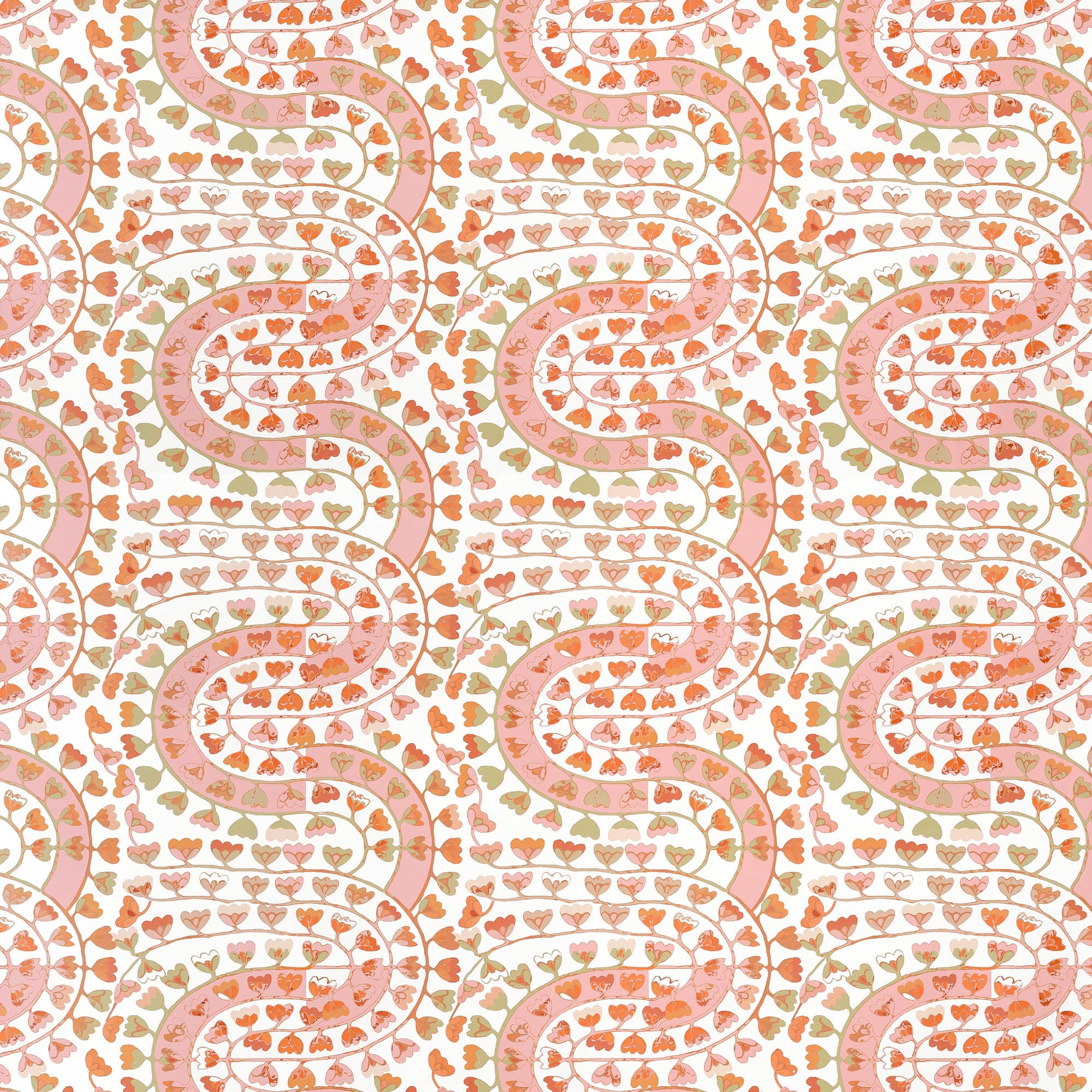 Isobel Fez Sorbet wallpaper swatch