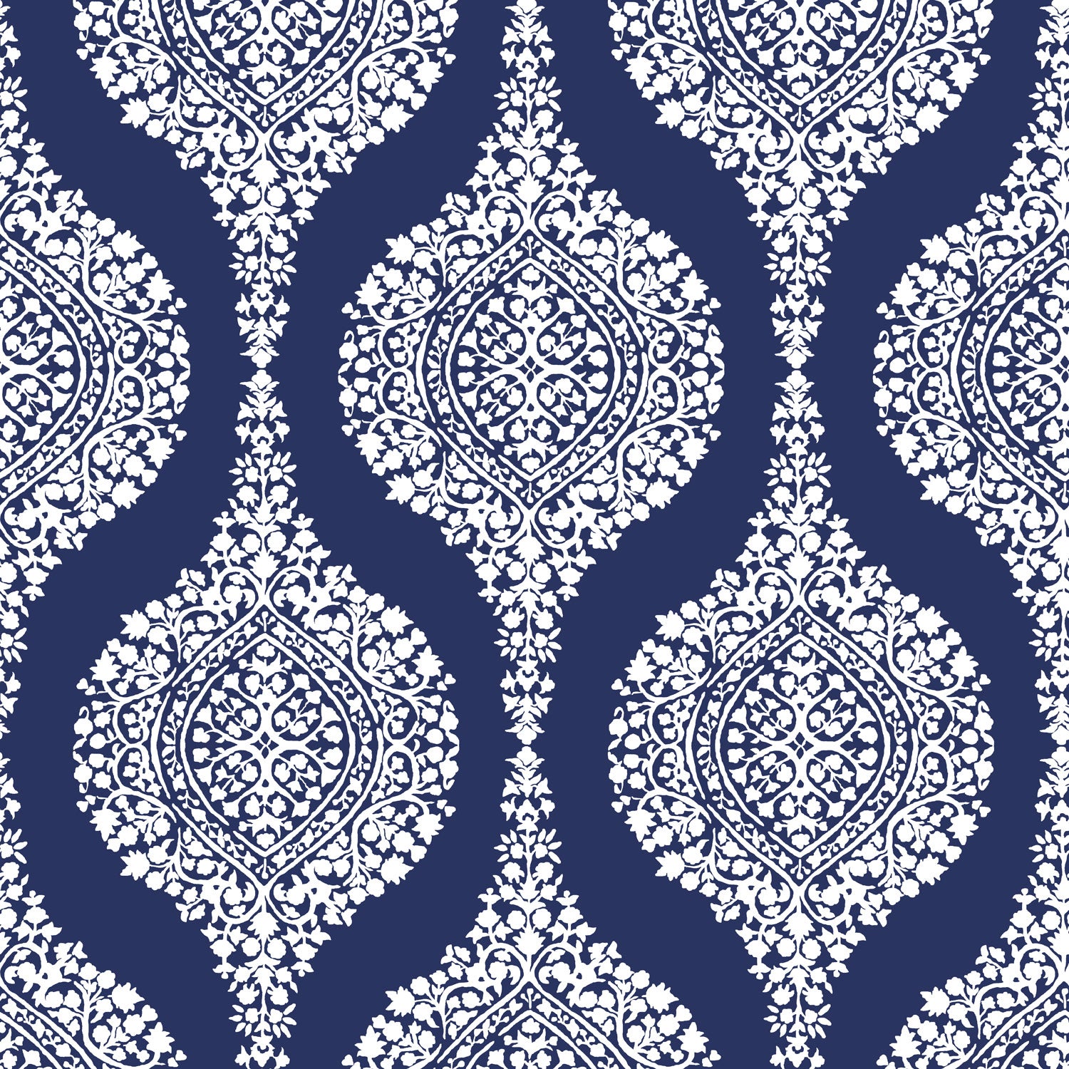 upeta indigo john robshaw wallpaper swatch